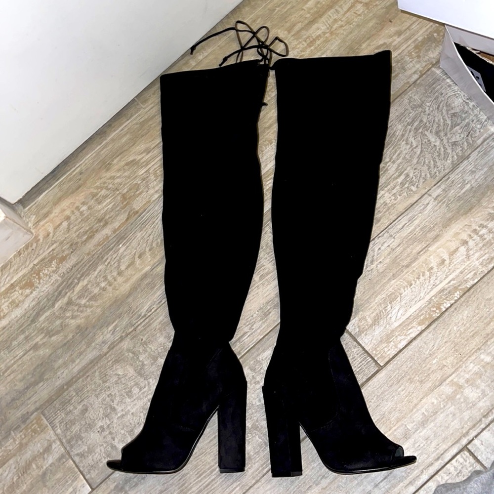 STEVE MADDEN elliana open toe boots